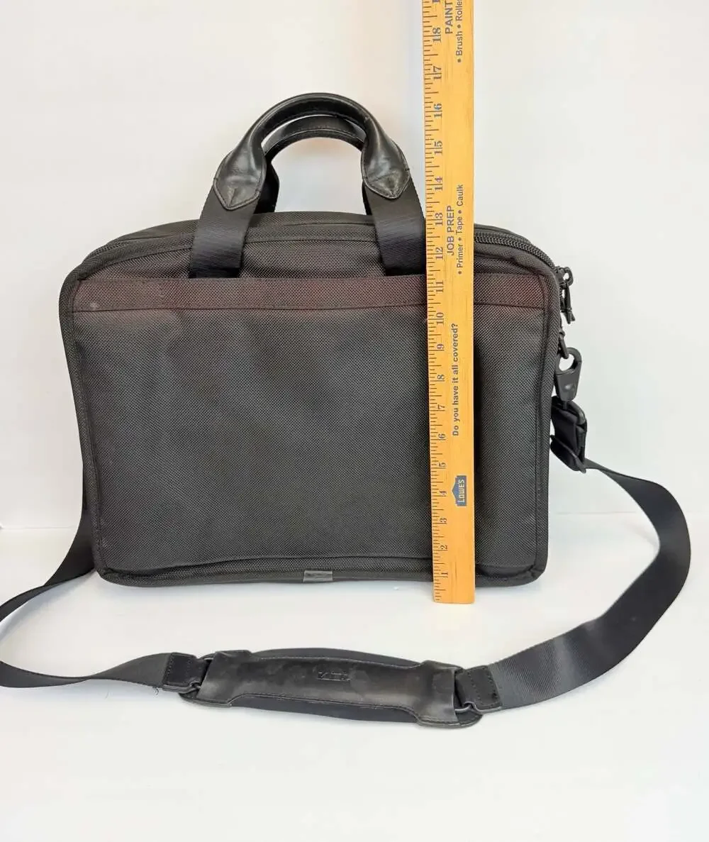 Tumi Alpha T-Pass Business Laptop Briefcase Black